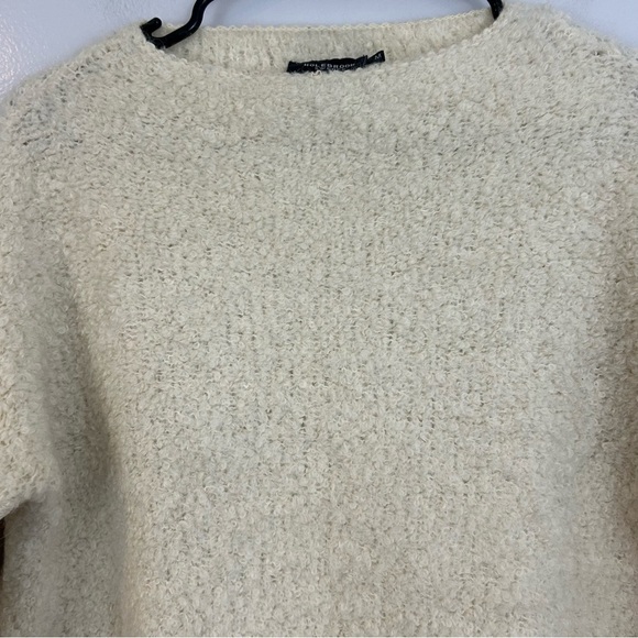 Holebrook Sweden Baby Alpaca/Wool Cream Pullover Sweater Size M - Picture 12 of 12